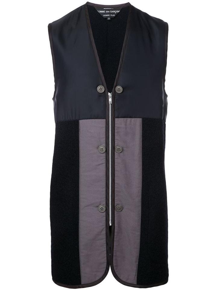 Comme Des Garçons Pre-owned Cupra Gilet - Blue