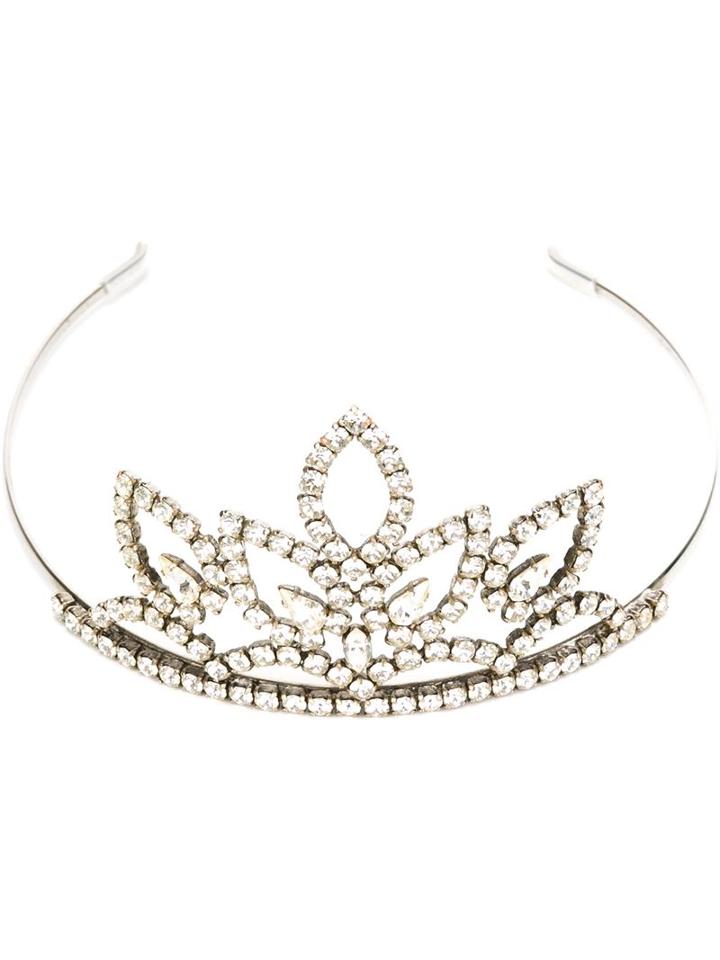 Saint Laurent Embellished Tiara