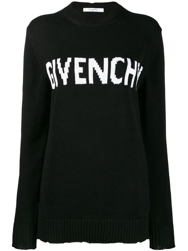 Givenchy Logo Branded Jumper - Black