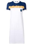 Prada Frill Trim T-shirt Dress - White