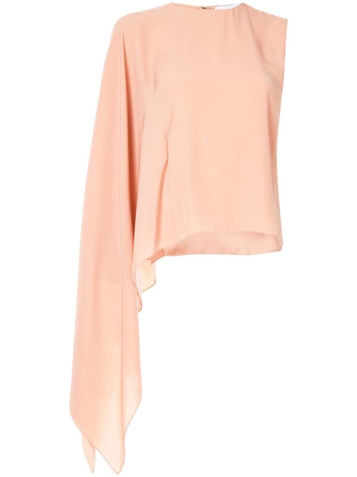 Noon By Noor Asymmetric One Sleve Top - Pink