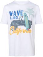 Macchia J Graphic Beach Print T-shirt - White