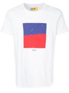 Geym Flag Print T-shirt - White