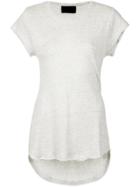 Raquel Allegra Raw Edge Long Sleeve Blouse - Pink & Purple