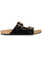 Prada Buckle Slip-on Sandals - Black