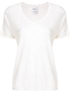 Barrie Lace Detail T-shirt - Nude & Neutrals