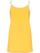 Miu Miu Chain Strap Mini Dress - Yellow