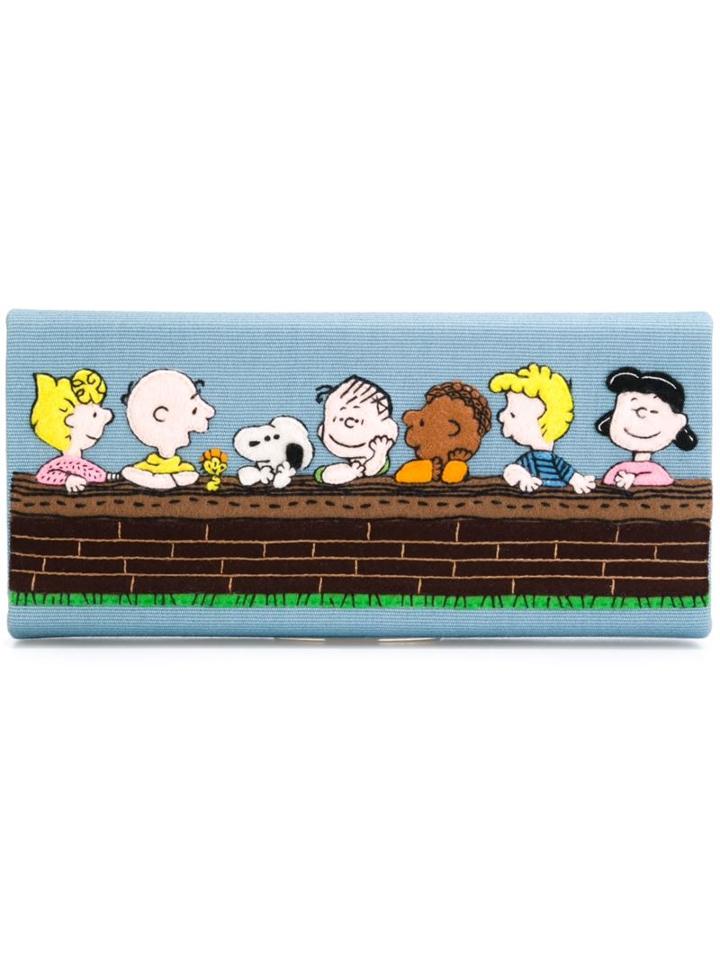 Olympia Le-tan Embroidered Small Clutch