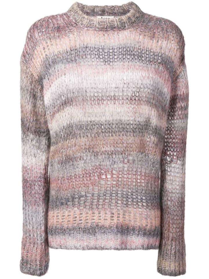 Acne Studios Rainbow Long Sweater - Grey