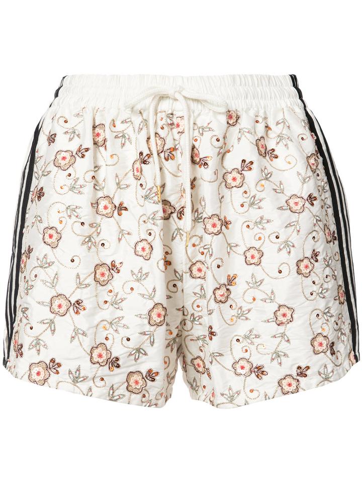 Ashish - Taffeta Shorts - Women - Polyester - S, White, Polyester