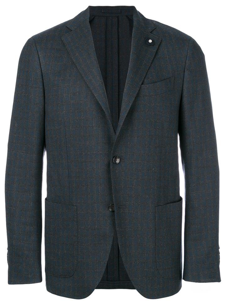 Lardini Classic Fitted Blazer - Blue