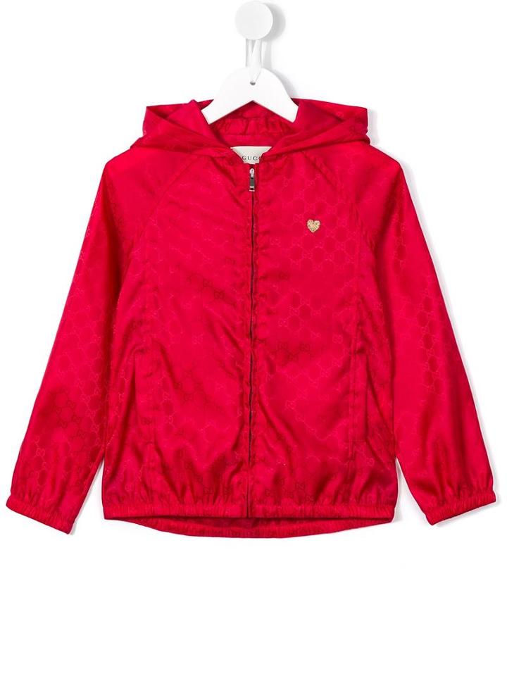 Gucci Kids Gg Jacquard Jacket, Girl's, Size: 6 Yrs, Pink/purple