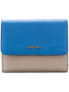 Bally Colour Block Mini Wallet - Blue