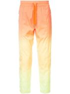 Ports V Gradient Print Track Pants - Yellow