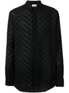 Saint Laurent Printed Casual Shirt - Black