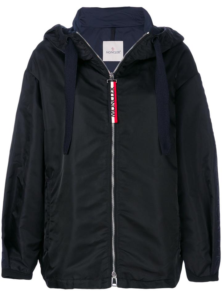 Moncler Hooded Boxy Jacket - Blue