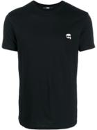 Karl Lagerfeld Logo Short-sleeve T-shirt - Black