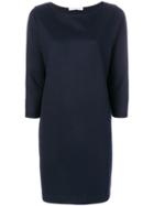 Harris Wharf London Loose Fit Shift Dress - Blue