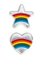 Anya Hindmarch Mini Star & Heart Leather Stickers - Multicolour