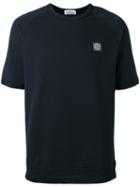 Stone Island - Small Logo T-shirt - Men - Cotton - L, Blue, Cotton