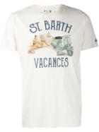 Mc2 Saint Barth Beach Scene T-shirt - White