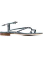 Sergio Rossi Embellished Strappy Sandals