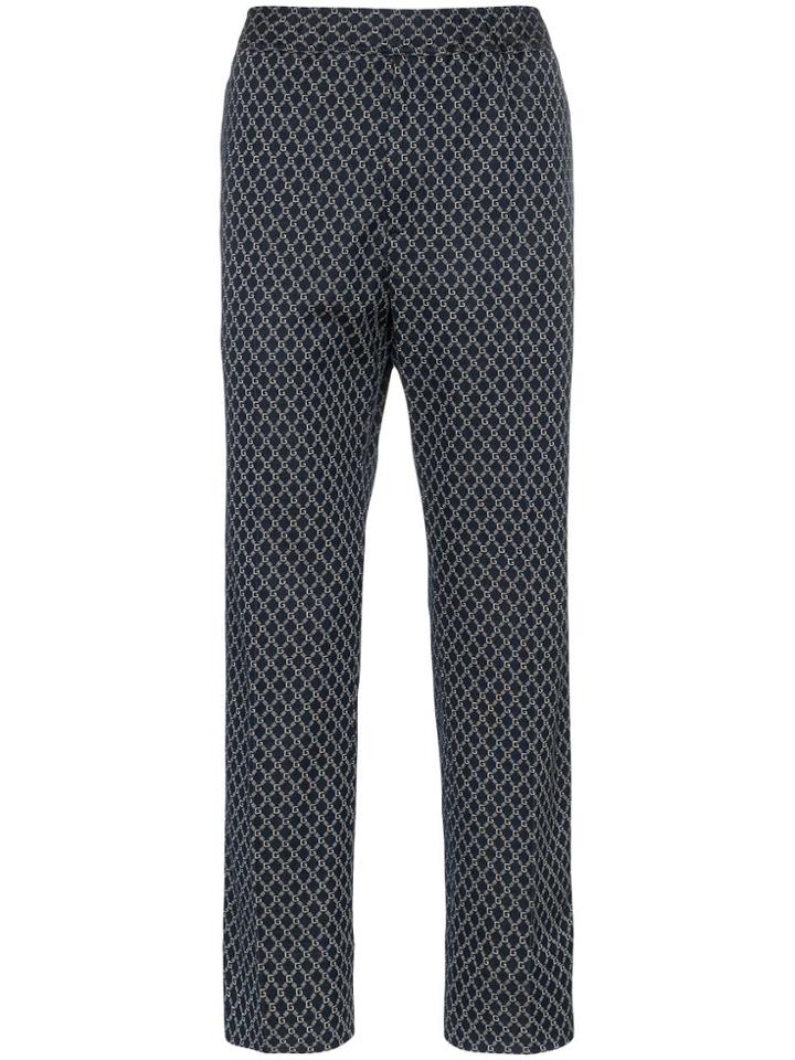 Gucci G Frames Jersey Jogging Pants - Blue