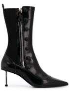 Alexander Mcqueen Pointed Stiletto Boots - Black