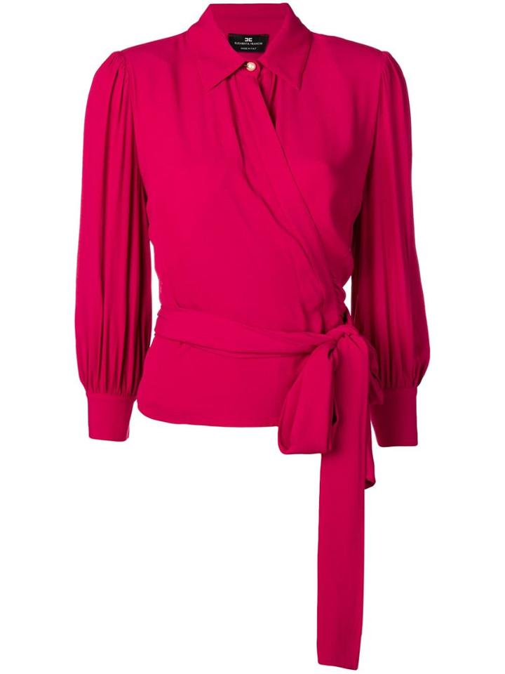 Elisabetta Franchi Loose Fitted Blouse - Red