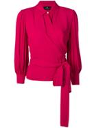 Elisabetta Franchi Loose Fitted Blouse - Red