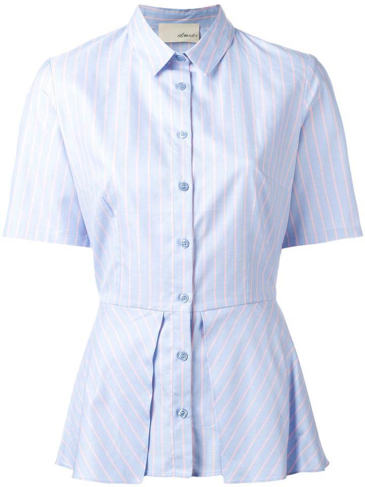 Elaidi Striped Shirt, Women's, Size: 36, Blue, Cotton
