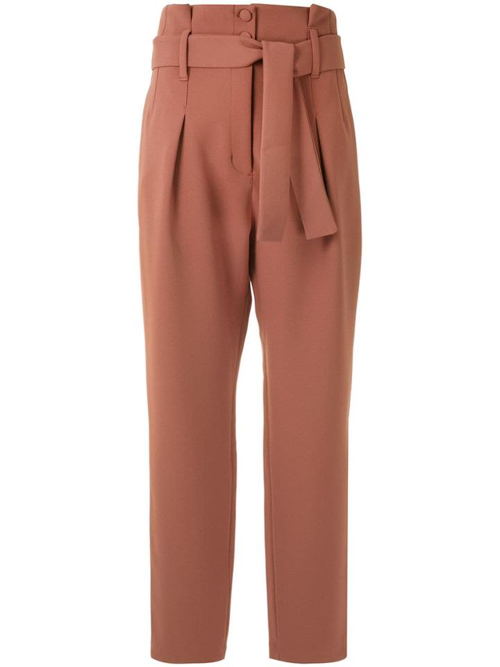 Framed Calça Cigarrete High Tailoring Framed - Brown