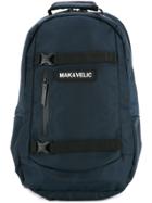 Makavelic Push Buckle Fastened Backpack - Blue