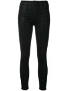 J Brand Skinny Cropped Jeans - Black