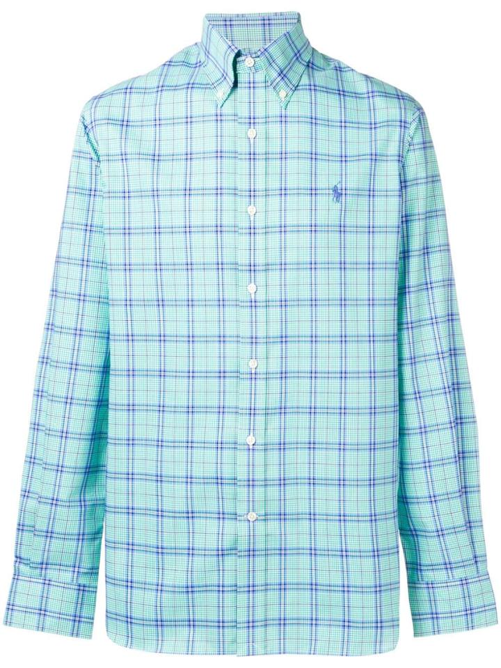 Polo Ralph Lauren Button Down Checked Shirt - Green