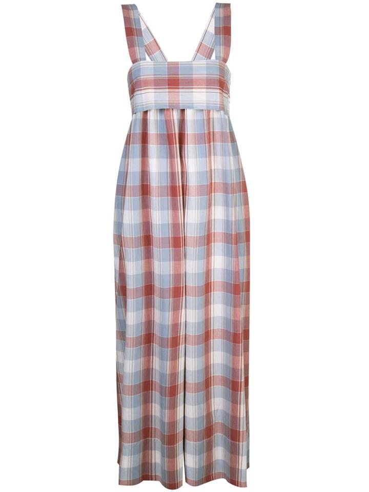 Ulla Johnson Check Print Jumpsuit - Red