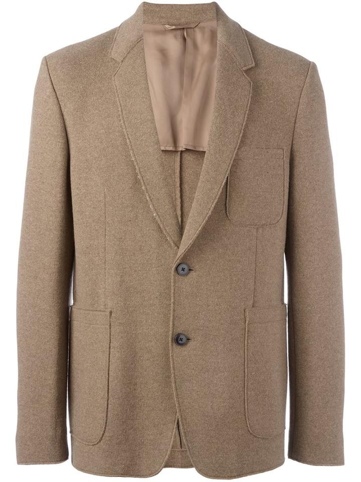 Dondup Double Buttons Blazer, Men's, Size: 50, Nude/neutrals, Polyamide/polyester/viscose/wool