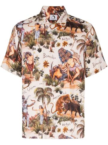 Endless Joy Boma Print Shirt - Neutrals