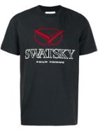 Swatsky Logo Embroidered T-shirt - Grey