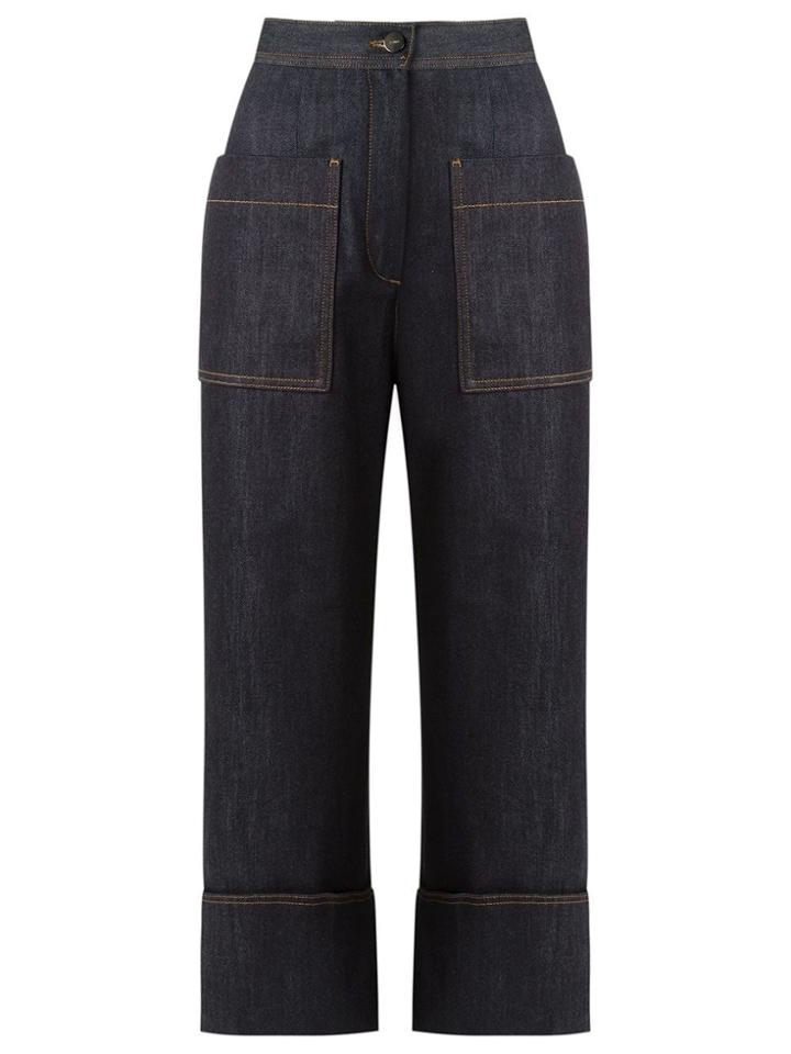 Fendi Tailored Cropped Jeans - Blue