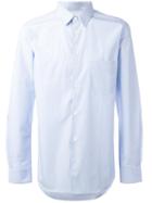 Comme Des Garçons Shirt Classic Pinstripe Shirt, Men's, Size: Medium, Blue, Cotton