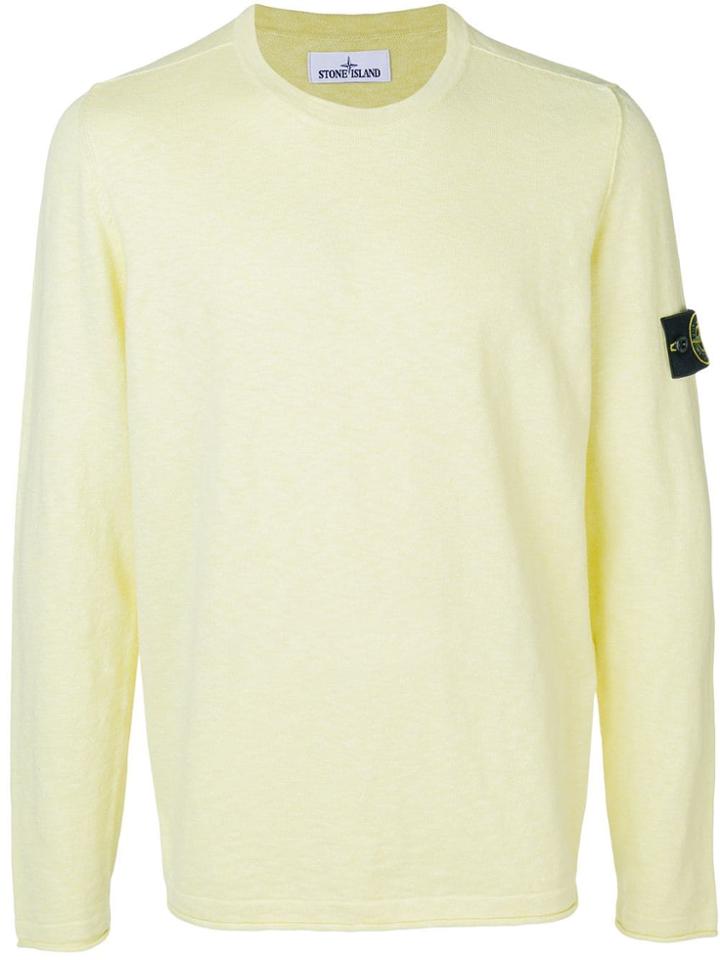 Stone Island Long Sleeve T-shirt - Yellow