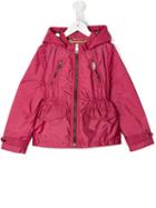 Burberry Kids Zipped Raincoat, Size: 12 Yrs, Pink/purple