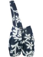 Vivienne Westwood Anglomania - Shoulder Strap Shorts - Women - Cotton/lyocell - 38, Blue, Cotton/lyocell