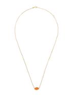 Sauer Colar Lips Em Ouro Amarelo, Quartzo Rosa E Diamante - Gold