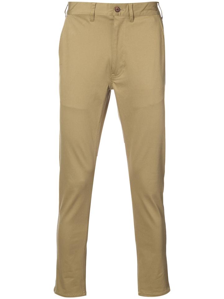 321 - Skinny Trousers - Men - Cotton - 36, Nude/neutrals, Cotton