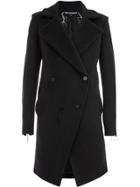 Cedric Jacquemyn Double-breasted Fitted Coat - Black