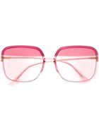 Dior Eyewear Sostellaire1 Oversized Sunglasses - Pink