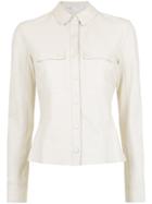 Nk Leather Jacket - White