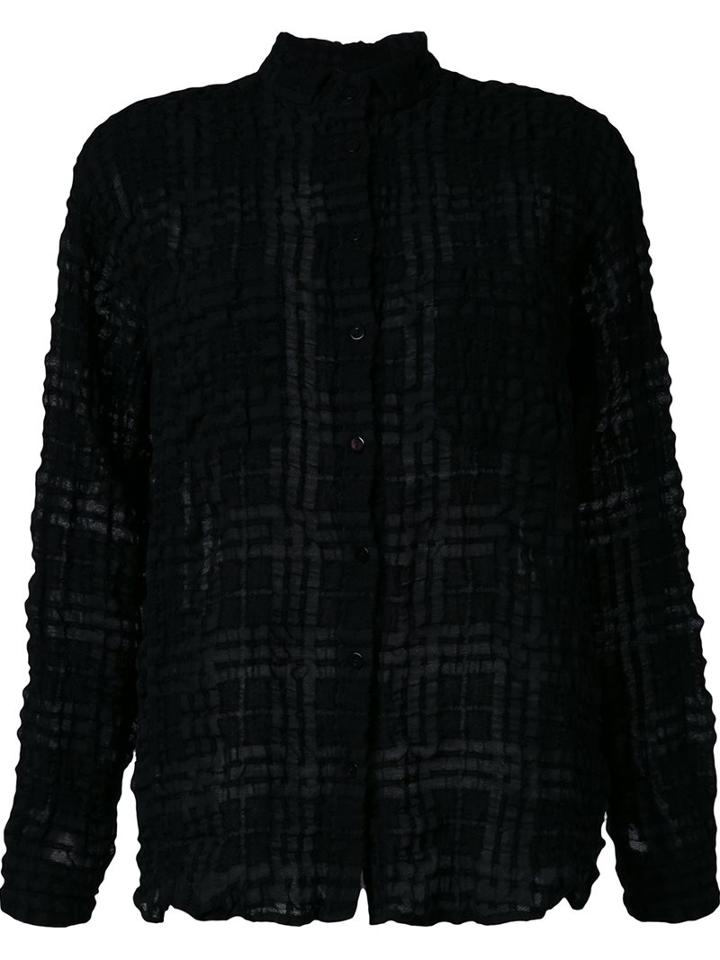 Forme D'expression 'artist' Shirt, Women's, Size: Large, Black, Wool